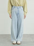 デニムストレートパンツ（チャコールグレー/サックスブルー/ブルー）｜Samansa Mos2（サマンサ モスモス）通販