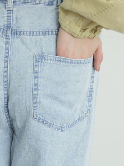 デニムストレートパンツ（チャコールグレー/サックスブルー/ブルー）｜Samansa Mos2（サマンサ モスモス）通販