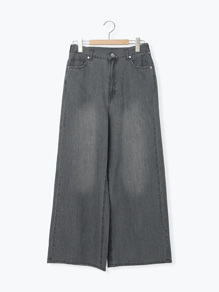 デニムストレートパンツ（チャコールグレー/サックスブルー/ブルー）｜Samansa Mos2（サマンサ モスモス）通販