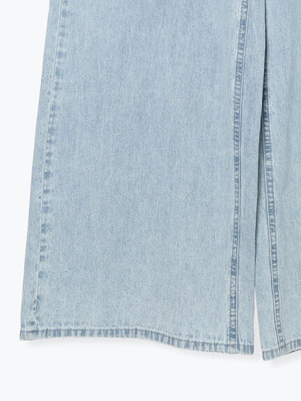 デニムストレートパンツ（チャコールグレー/サックスブルー/ブルー）｜Samansa Mos2（サマンサ モスモス）通販