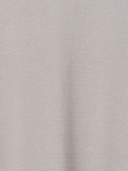 透かし柄切替レースニット（オフホワイト/グレー/ダークブラウン）｜Samansa Mos2（サマンサ モスモス）通販