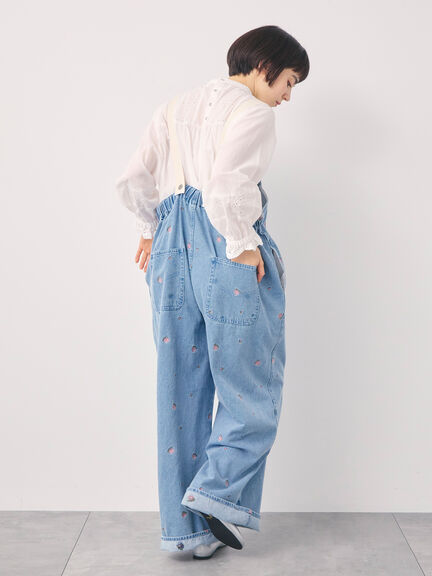 スタンドカラーレースブラウス（オフホワイト/ピンク/キナリ）｜Samansa Mos2（サマンサ モスモス）通販