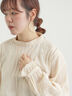 スタンドカラーレースブラウス（オフホワイト/ピンク/キナリ）｜Samansa Mos2（サマンサ モスモス）通販