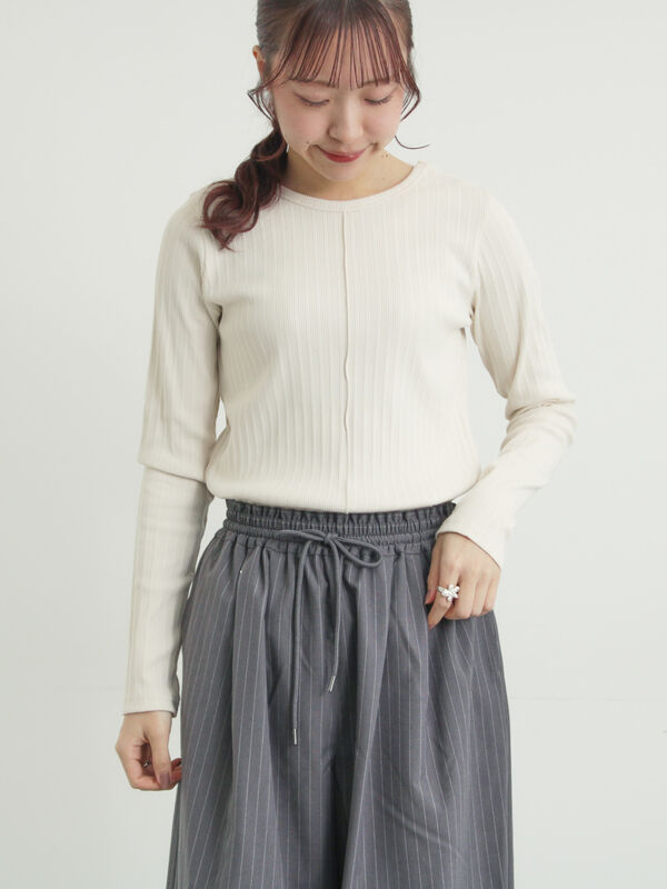 前後2WAY柄アソートカットソー（キナリ）｜Samansa Mos2（サマンサ モスモス）通販