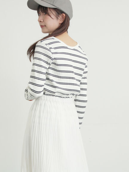 前後2WAY柄アソートカットソー（オフホワイト/ブラック/キナリ）｜Samansa Mos2（サマンサ モスモス）通販