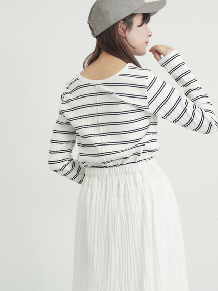 前後2WAY柄アソートカットソー（オフホワイト/ブラック/キナリ）｜Samansa Mos2（サマンサ モスモス）通販