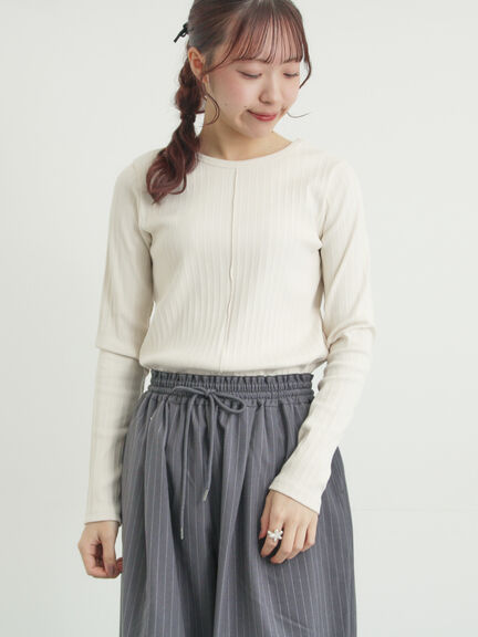 前後2WAY柄アソートカットソー（オフホワイト/ブラック/キナリ）｜Samansa Mos2（サマンサ モスモス）通販