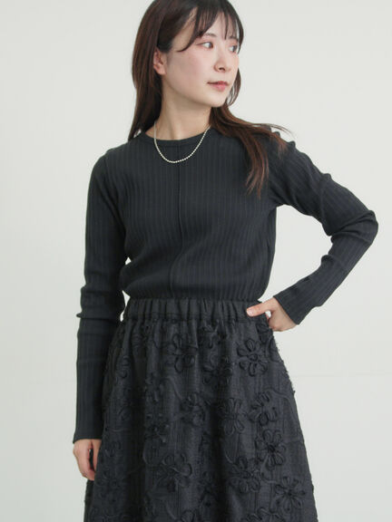 前後2WAY柄アソートカットソー（オフホワイト/ブラック/キナリ）｜Samansa Mos2（サマンサ モスモス）通販