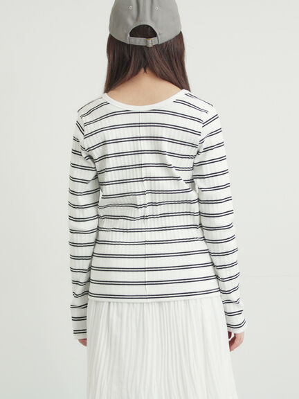 前後2WAY柄アソートカットソー（オフホワイト/ブラック/キナリ）｜Samansa Mos2（サマンサ モスモス）通販