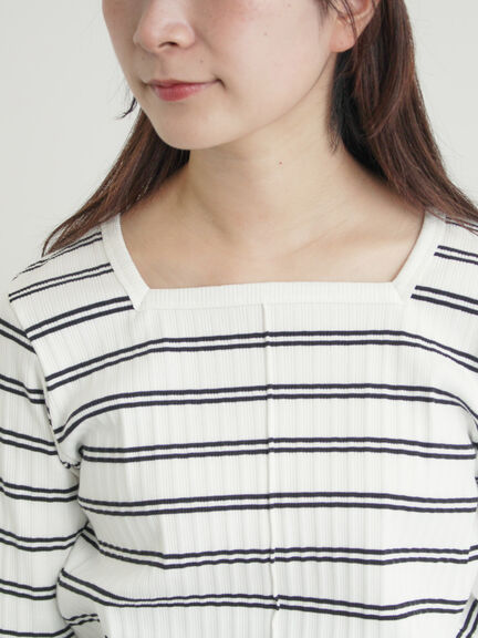 前後2WAY柄アソートカットソー（オフホワイト/ブラック/キナリ）｜Samansa Mos2（サマンサ モスモス）通販