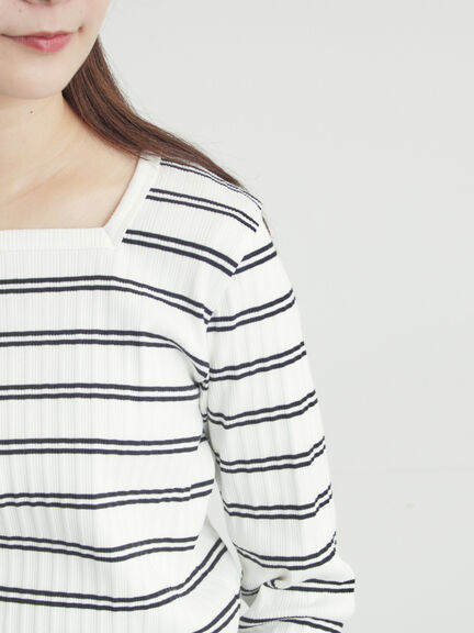 前後2WAY柄アソートカットソー（オフホワイト/ブラック/キナリ）｜Samansa Mos2（サマンサ モスモス）通販