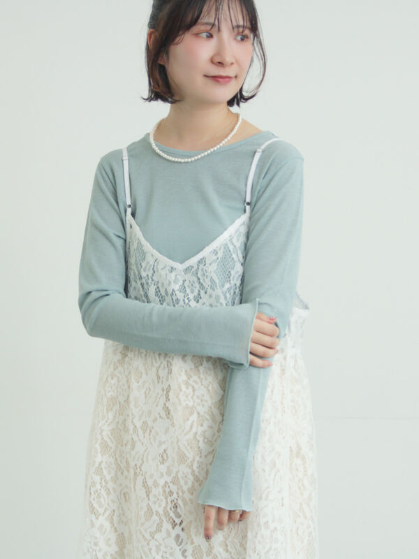 シアーカットソー（ミント）｜Samansa Mos2（サマンサ モスモス）通販