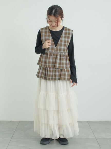 シアーカットソー（オフホワイト/ブラック/ミント）｜Samansa Mos2（サマンサ モスモス）通販