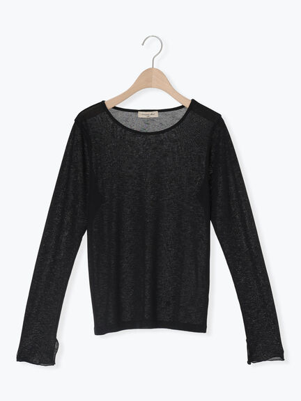 シアーカットソー（オフホワイト/ブラック/ミント）｜Samansa Mos2（サマンサ モスモス）通販