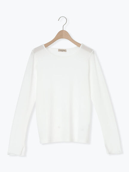 シアーカットソー（オフホワイト/ブラック/ミント）｜Samansa Mos2（サマンサ モスモス）通販