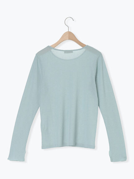 シアーカットソー（オフホワイト/ブラック/ミント）｜Samansa Mos2（サマンサ モスモス）通販