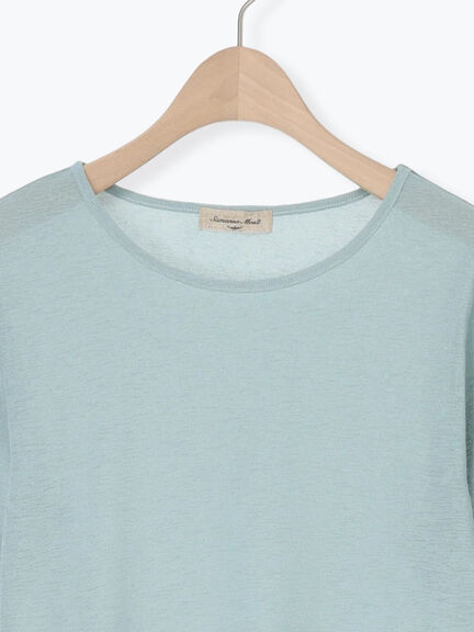 シアーカットソー（オフホワイト/ブラック/ミント）｜Samansa Mos2（サマンサ モスモス）通販