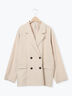 ダブルテーラードジャケット（ライトベージュ）｜Samansa Mos2（サマンサ モスモス）通販