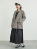 ダブルテーラードジャケット（グレー/ライトベージュ/ベージュ）｜Samansa Mos2（サマンサ モスモス）通販