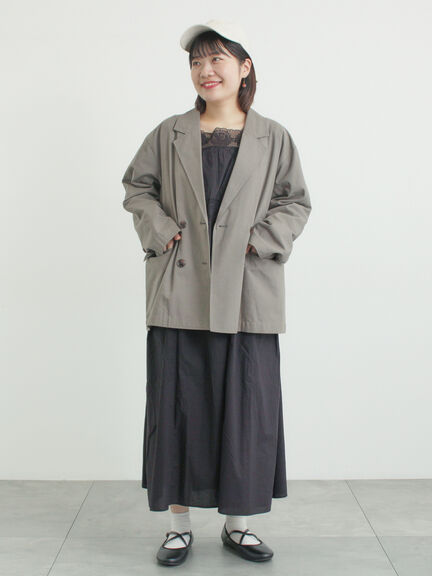 ダブルテーラードジャケット（グレー/ライトベージュ/ベージュ）｜Samansa Mos2（サマンサ モスモス）通販