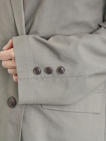 ダブルテーラードジャケット（グレー/ライトベージュ/ベージュ）｜Samansa Mos2（サマンサ モスモス）通販