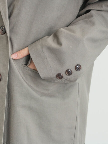 ダブルテーラードジャケット（グレー/ライトベージュ/ベージュ）｜Samansa Mos2（サマンサ モスモス）通販