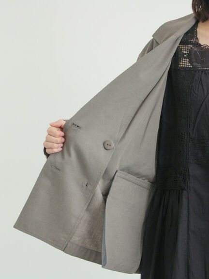 ダブルテーラードジャケット（グレー/ライトベージュ/ベージュ）｜Samansa Mos2（サマンサ モスモス）通販