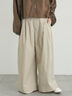 綿ナイロンワイドパンツ（ベージュ）｜Samansa Mos2（サマンサ モスモス）通販