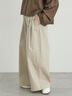 綿ナイロンワイドパンツ（ベージュ/カーキ/ネイビー）｜Samansa Mos2（サマンサ モスモス）通販