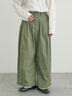 綿ナイロンワイドパンツ（ベージュ/カーキ/ネイビー）｜Samansa Mos2（サマンサ モスモス）通販
