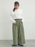 綿ナイロンワイドパンツ（ベージュ/カーキ/ネイビー）｜Samansa Mos2（サマンサ モスモス）通販