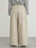 綿ナイロンワイドパンツ（ベージュ/カーキ/ネイビー）｜Samansa Mos2（サマンサ モスモス）通販