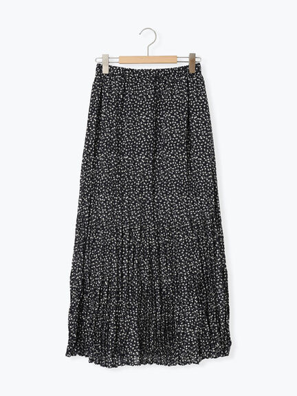 柄アソートワッシャーティアードスカート（オフホワイト/ブラック/ベージュ）｜Samansa Mos2（サマンサ モスモス）通販