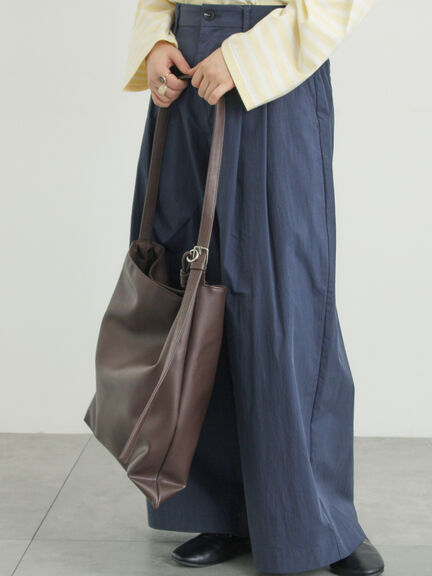 ビッグショルダーバッグ（シルバー/ブラック/ダークブラウン/グレージュ）｜Samansa Mos2（サマンサ モスモス）通販