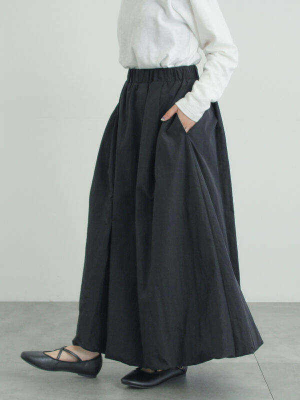 バルーンスカート（ブラック）｜Samansa Mos2（サマンサ モスモス）通販