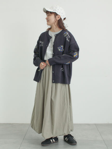 バルーンスカート（オフホワイト/ブラック/カーキ）｜Samansa Mos2（サマンサ モスモス）通販