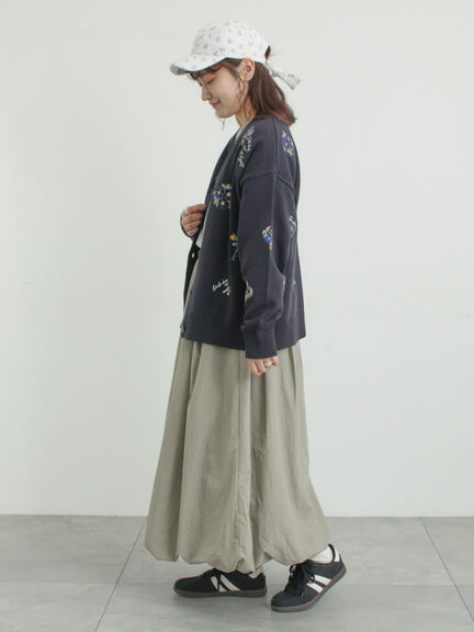 バルーンスカート（オフホワイト/ブラック/カーキ）｜Samansa Mos2（サマンサ モスモス）通販