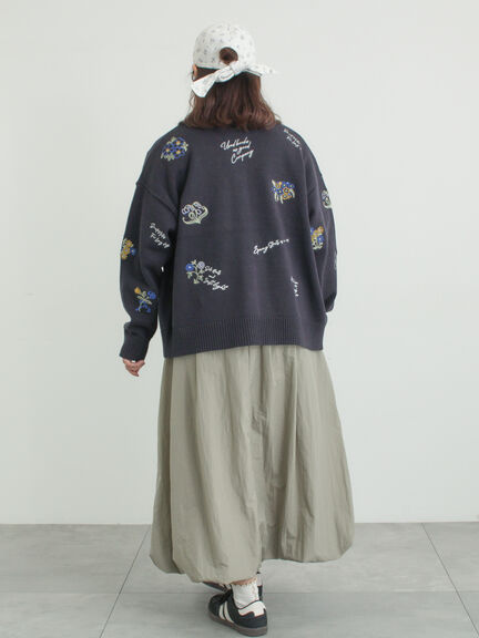 バルーンスカート（オフホワイト/ブラック/カーキ）｜Samansa Mos2（サマンサ モスモス）通販