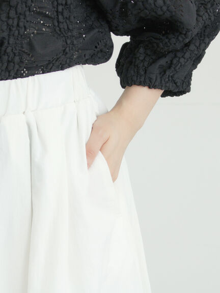 バルーンスカート（オフホワイト/ブラック/カーキ）｜Samansa Mos2（サマンサ モスモス）通販