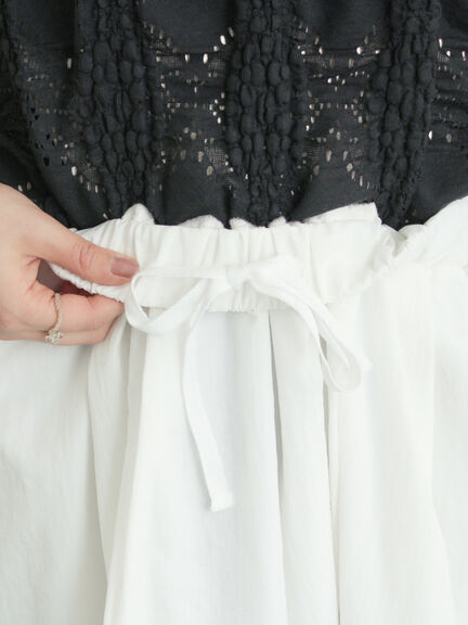 バルーンスカート（オフホワイト/ブラック/カーキ）｜Samansa Mos2（サマンサ モスモス）通販