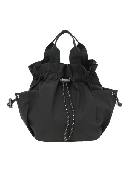 【MOOMIN×SamansaMos2】インナー総柄巾着バッグ（ブラック/ベージュ/カーキ）｜Samansa Mos2（サマンサ モスモス）通販