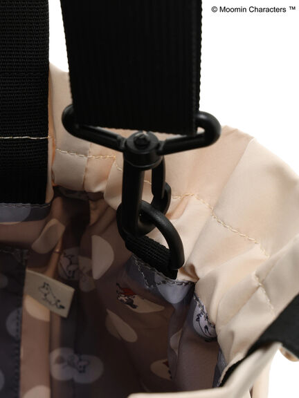 【MOOMIN×SamansaMos2】インナー総柄巾着バッグ（ブラック/ベージュ/カーキ）｜Samansa Mos2（サマンサ モスモス）通販