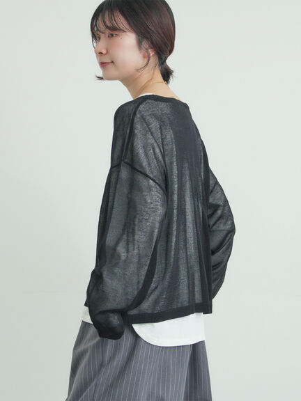 インナーセットプルオーバーニット（ブラック/ベージュ/ブラウン/サックスブルー）｜Samansa Mos2（サマンサ モスモス）通販