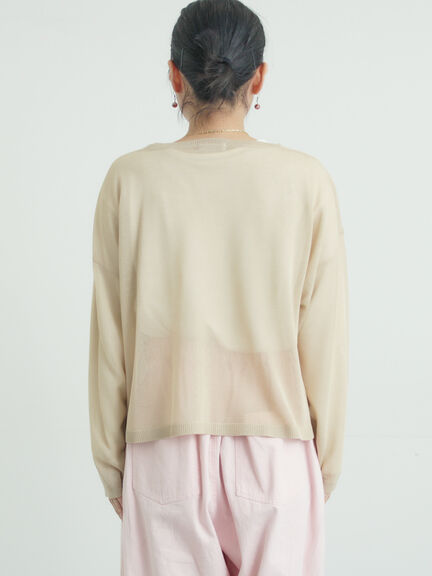 インナーセットプルオーバーニット（ブラック/ベージュ/ブラウン/サックスブルー）｜Samansa Mos2（サマンサ モスモス）通販