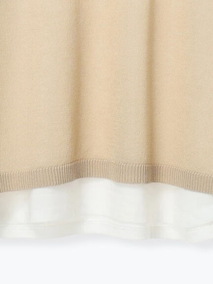 インナーセットプルオーバーニット（ブラック/ベージュ/ブラウン/サックスブルー）｜Samansa Mos2（サマンサ モスモス）通販