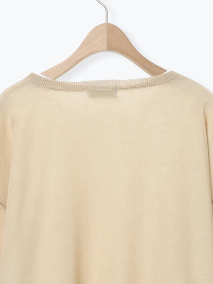 インナーセットプルオーバーニット（ブラック/ベージュ/ブラウン/サックスブルー）｜Samansa Mos2（サマンサ モスモス）通販