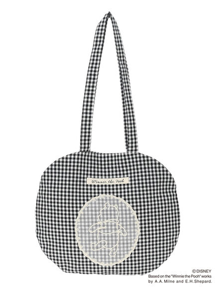 【Disney】くまのプーさん/レース付き丸バッグ（ブラック/レッド/ベージュ）｜Samansa Mos2（サマンサ モスモス）通販