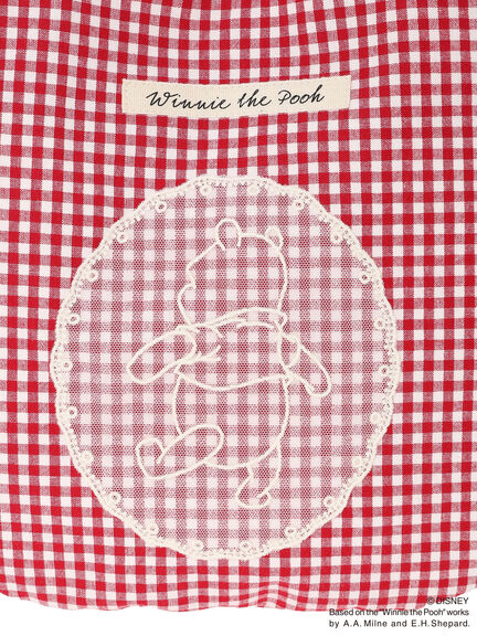 【Disney】くまのプーさん/レース付き丸バッグ（ブラック/レッド/ベージュ）｜Samansa Mos2（サマンサ モスモス）通販