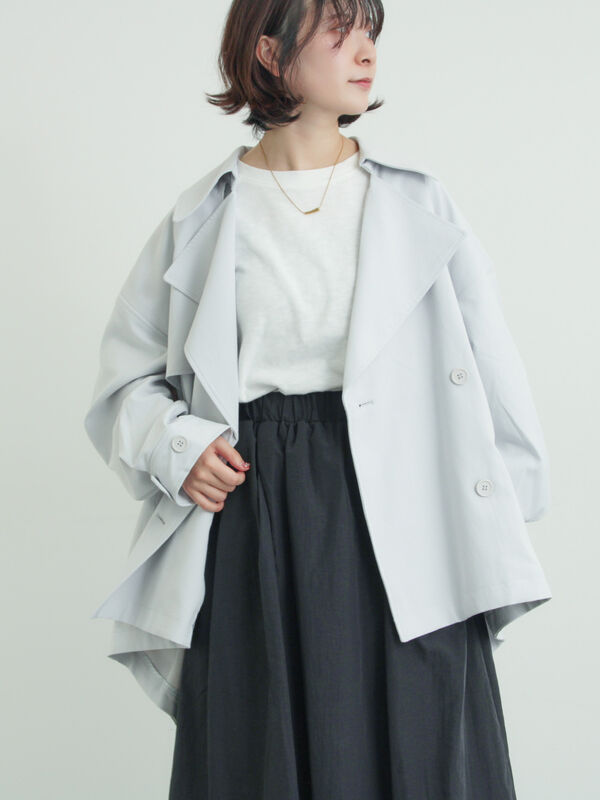 フレアライントレンチコート（Ｓグレー）｜Samansa Mos2（サマンサ モスモス）通販