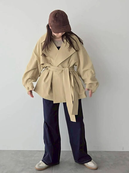 フレアライントレンチコート（ベージュ/ネイビー/Ｓグレー）｜Samansa Mos2（サマンサ モスモス）通販
